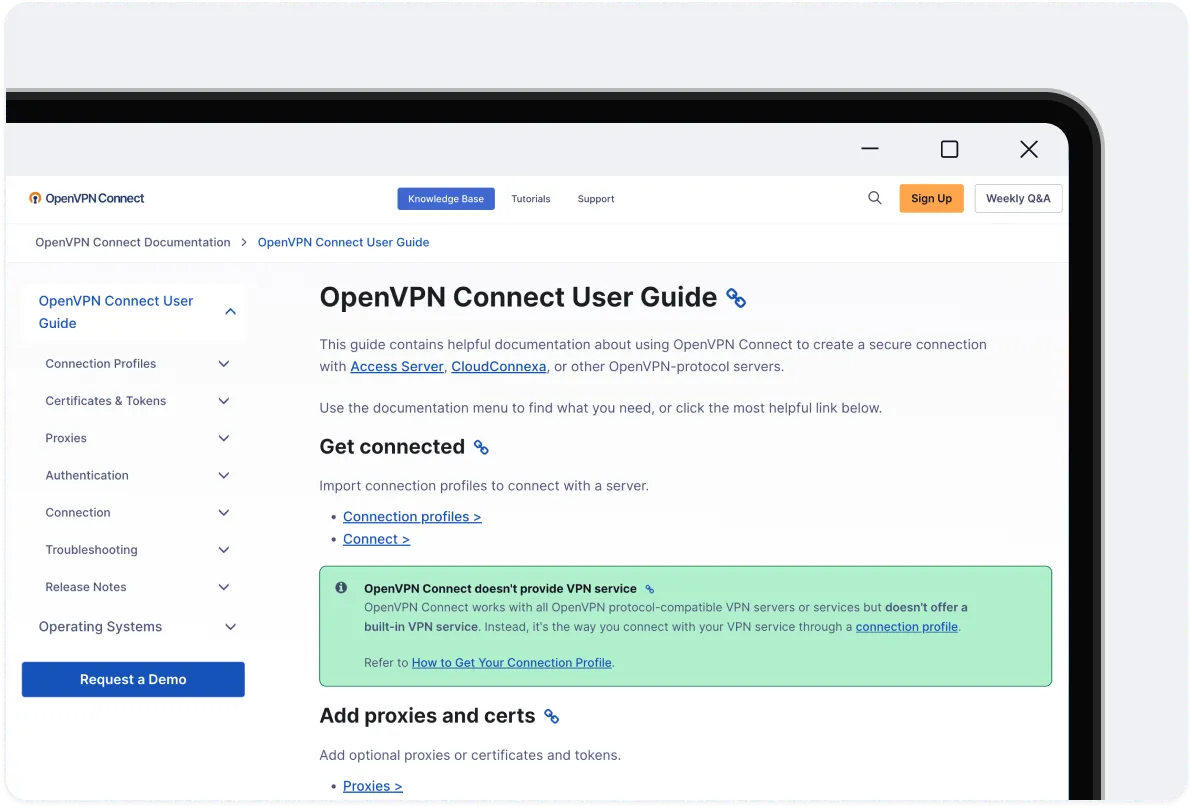 OpenVPN Connect User Guide
